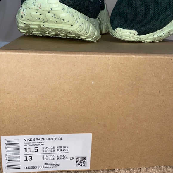 Nike Space Hippie 01. Black/ Neon Green. Men Size 11 1/2 - Picture 7 of 7